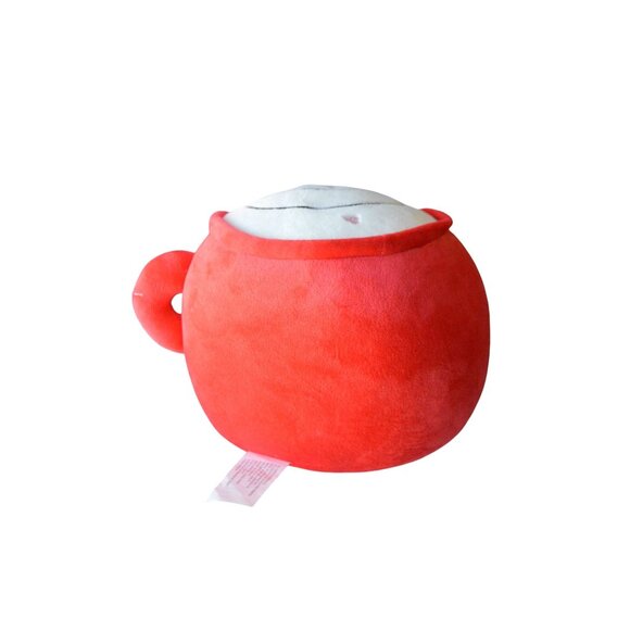 NWT Play Right Hug Me Latte Mug 8 Inch Red White Plush Gift Toy Valentine's Day - Picture 4 of 5